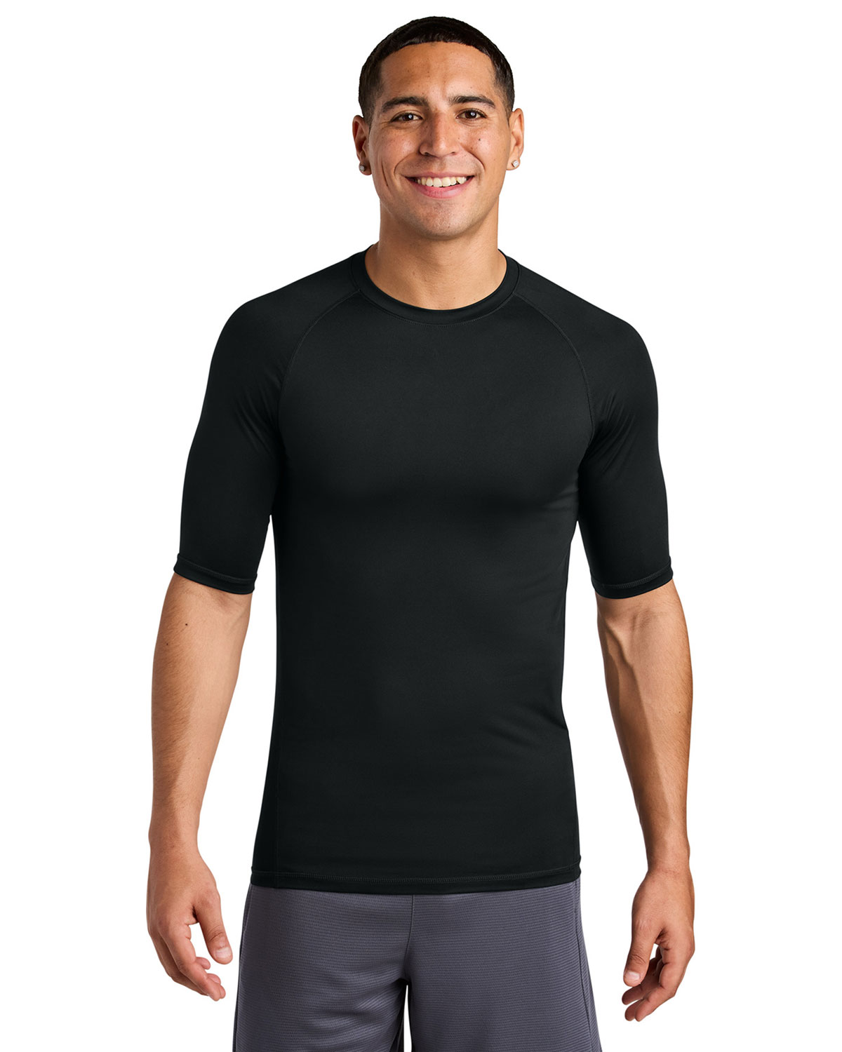 Sport-Tek ST120 PosiCharge Compression 1/2-Sleeve Tee