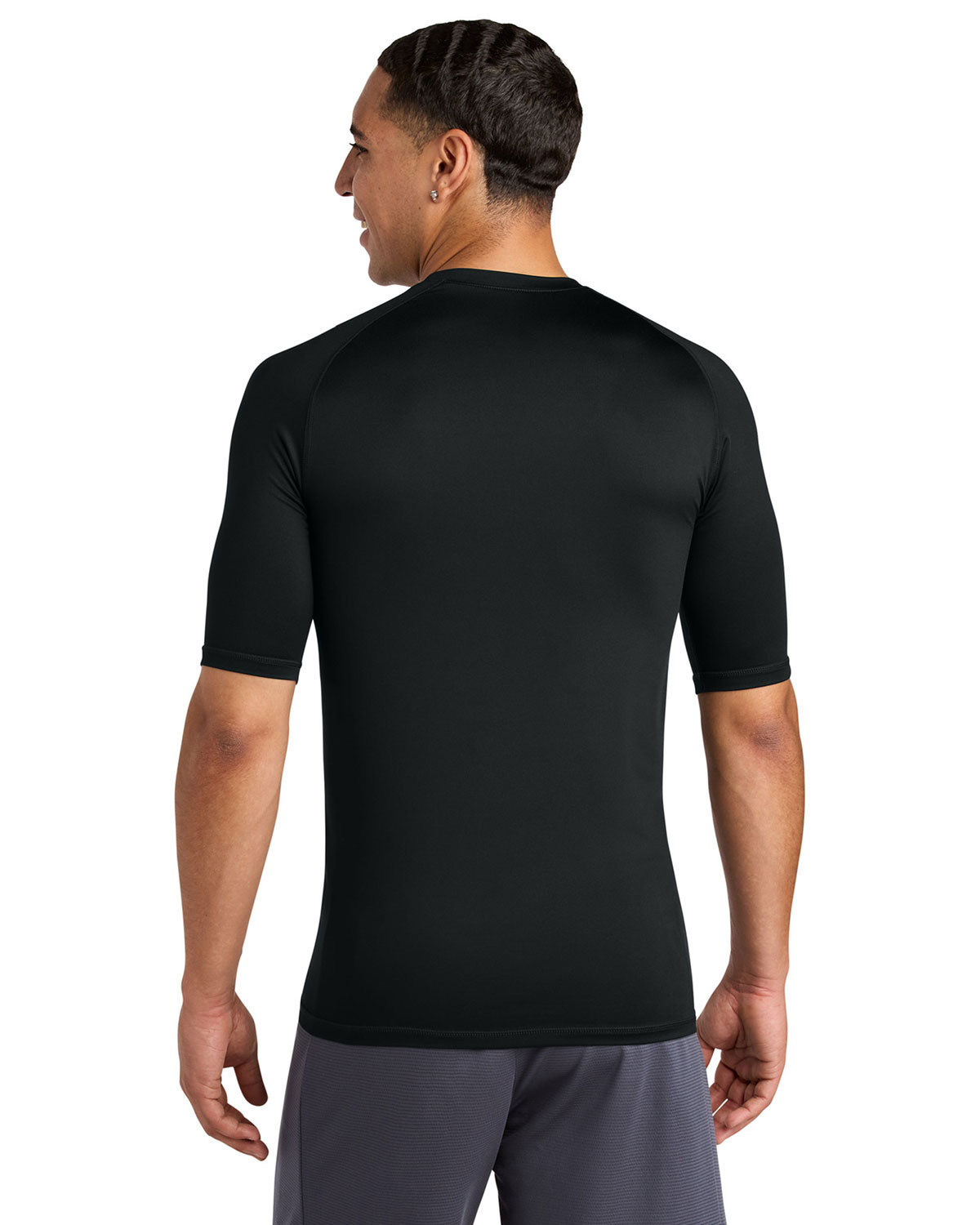 Sport-Tek ST120 PosiCharge Compression 1/2-Sleeve Tee view 2
