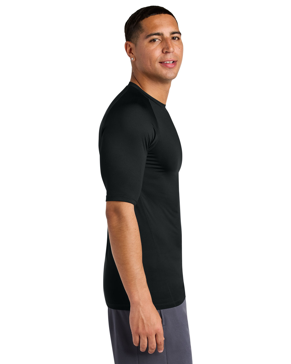 Sport-Tek ST120 PosiCharge Compression 1/2-Sleeve Tee view 3