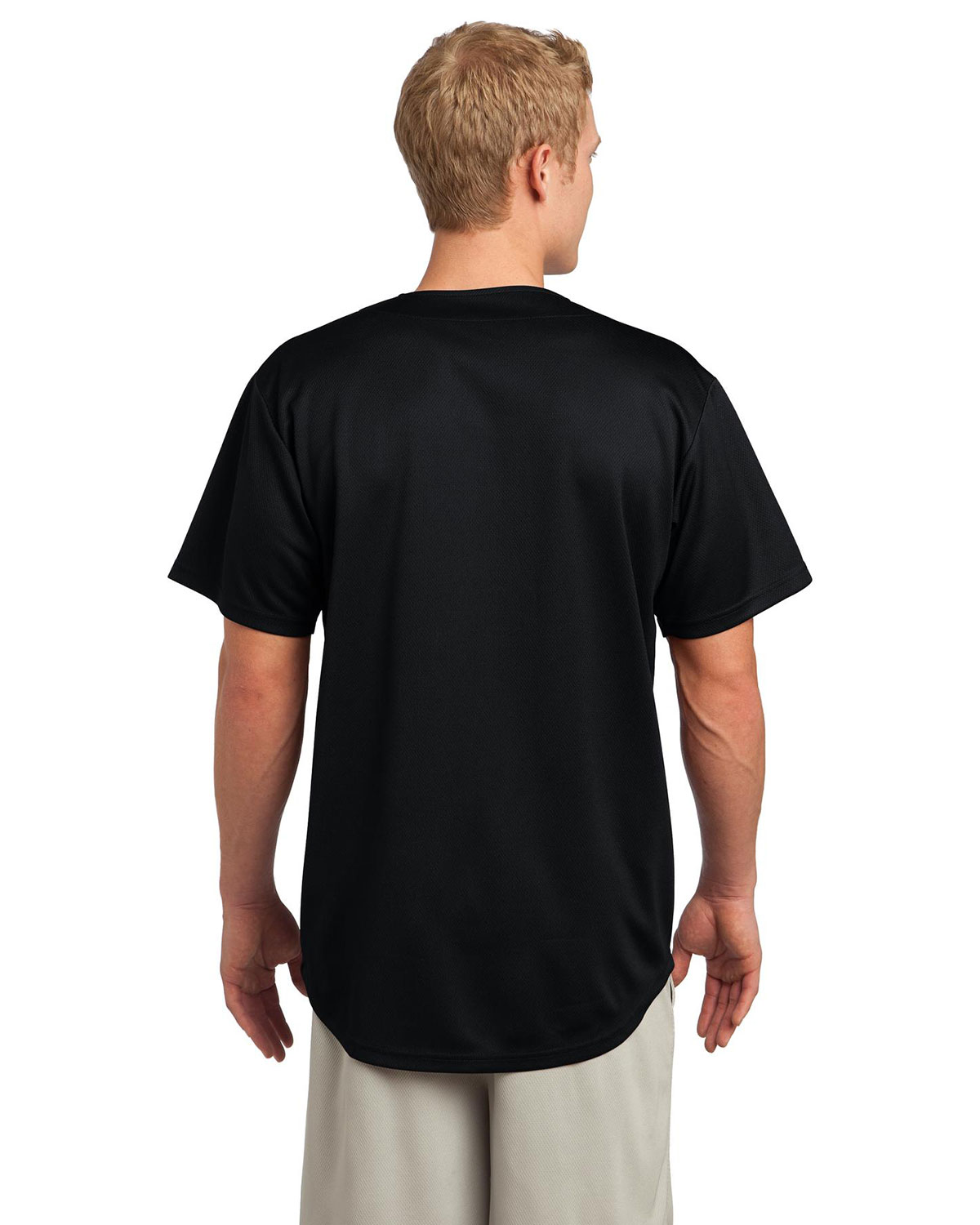 Sport-Tek ST220 PosiCharge Tough Mesh Full-Button Jersey view 2