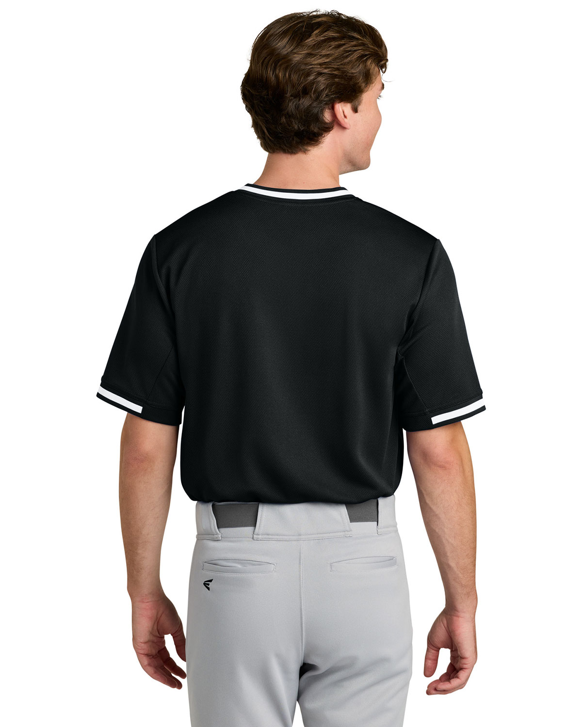 Sport-Tek ST221 Tough Mesh V-Neck Baseball Jersey view 2