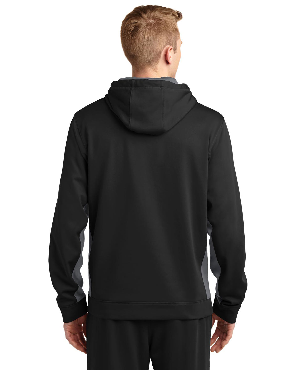 Sport-Tek ST235 Sport-Wick Fleece Colorblock Hooded Pullover view 2
