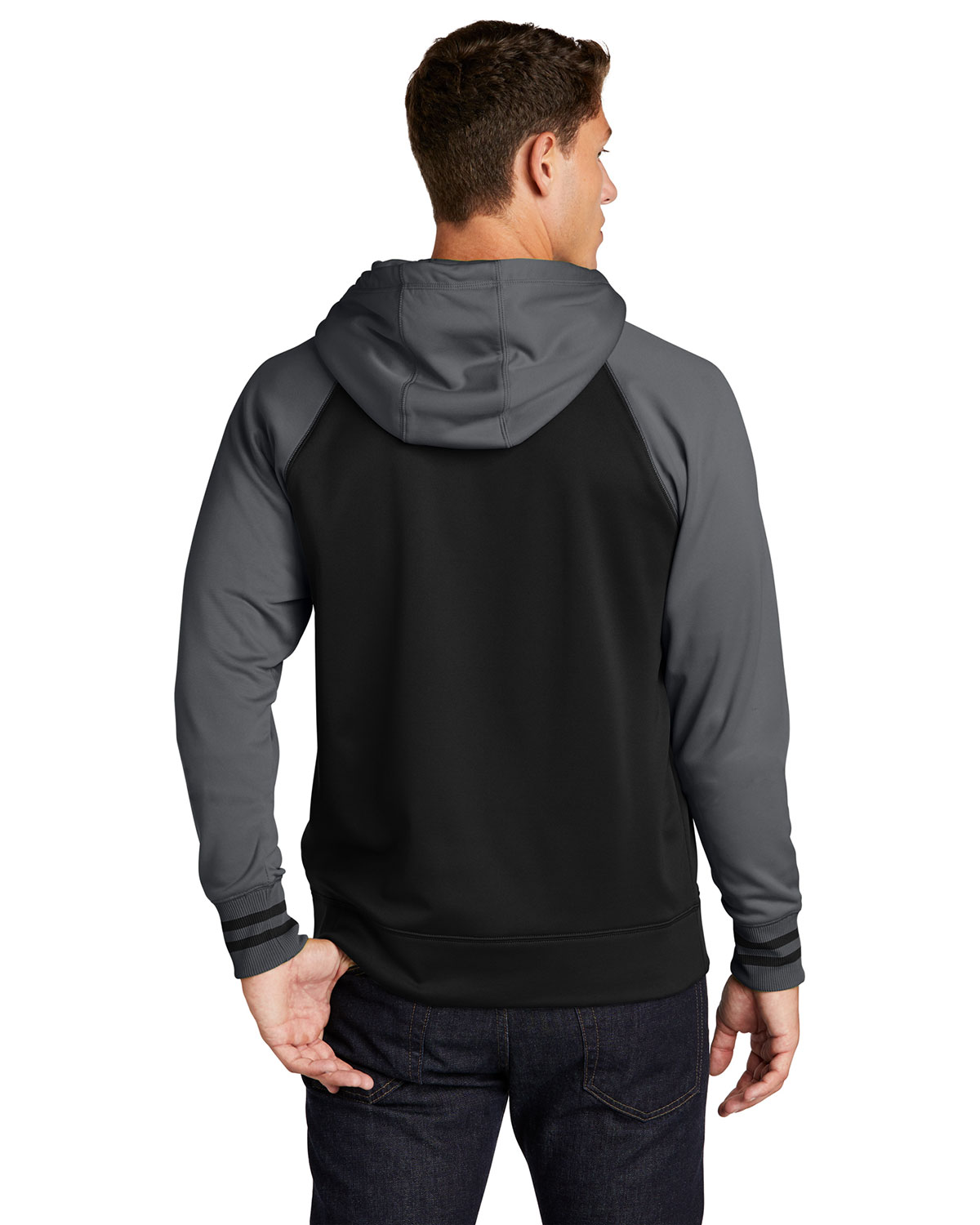 Sport-Tek ST236 Sport-Wick Varsity Fleece Full-Zip Hooded Jacket view 2