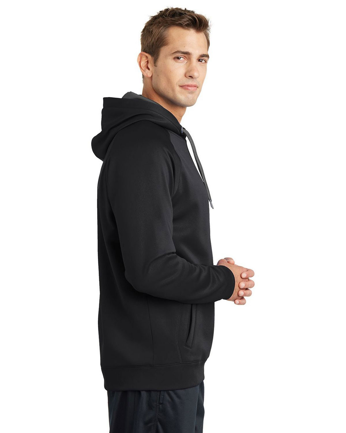 Sport-Tek ST250 Tech Fleece Hooded Sweatshirt view 3