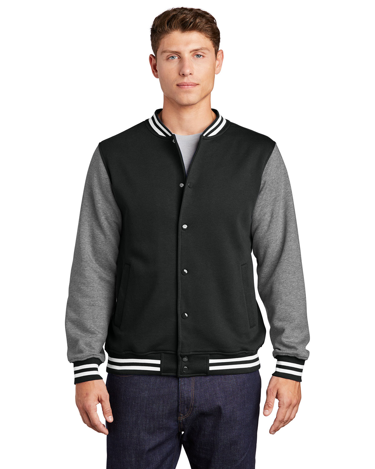 Sport-Tek ST270 Fleece Letterman Jacket