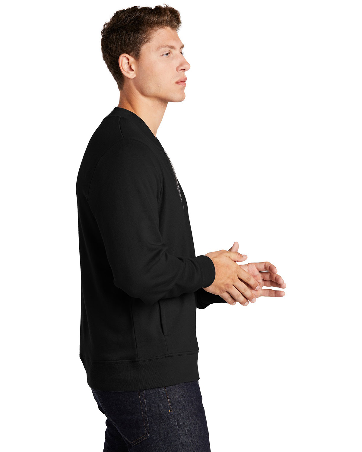 Sport-Tek ST274 Lightweight French Terry Bomber view 3