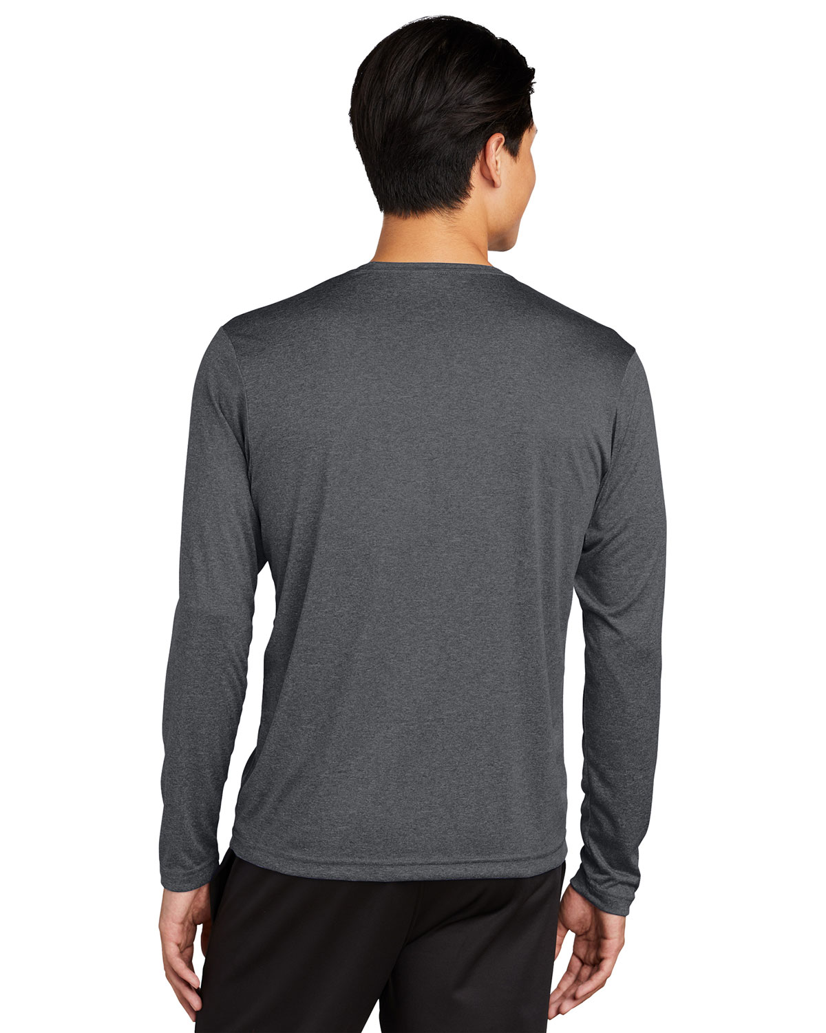 Sport-Tek ST360LS Long Sleeve Heather Contender Tee view 2