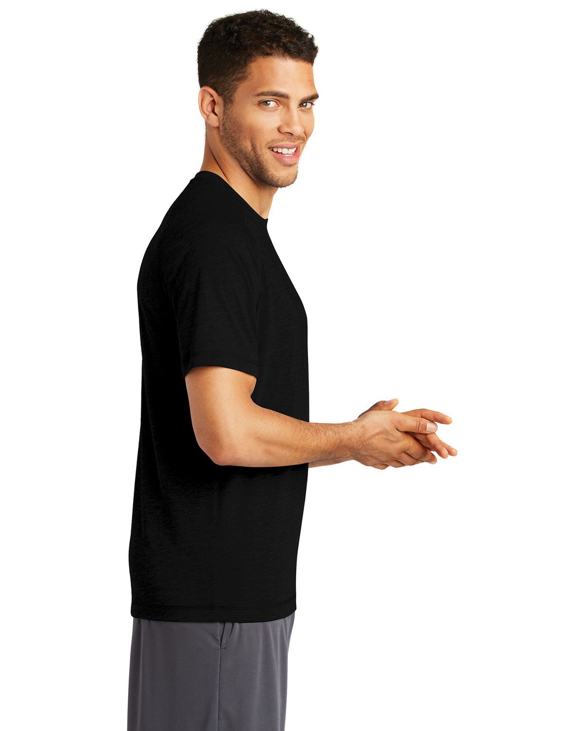 Sport-Tek ST400 PosiCharge Tri-Blend Wicking Raglan Tee view 3
