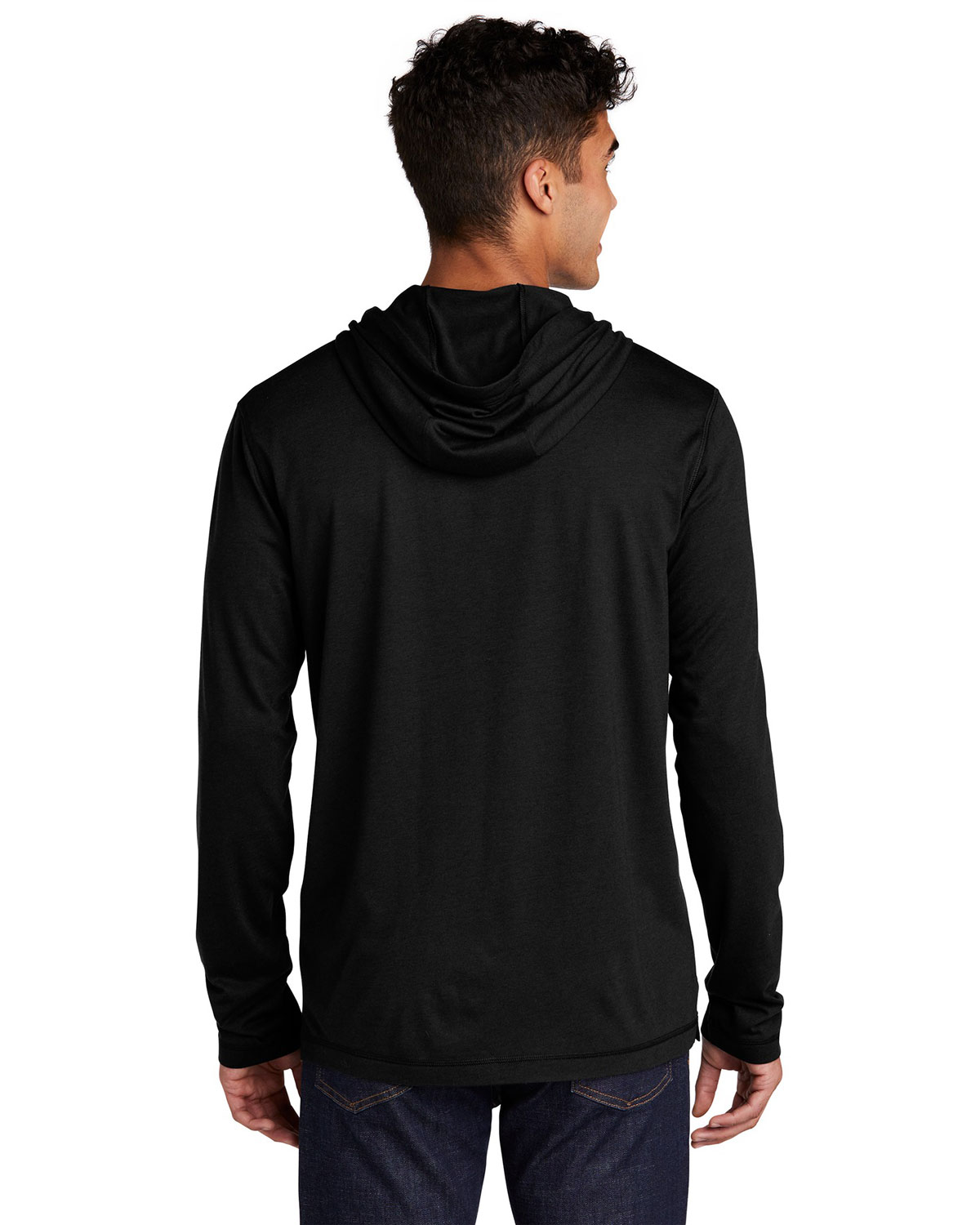 Sport-Tek ST406 PosiCharge Tri-Blend Wicking Long Sleeve Hoodie view 2