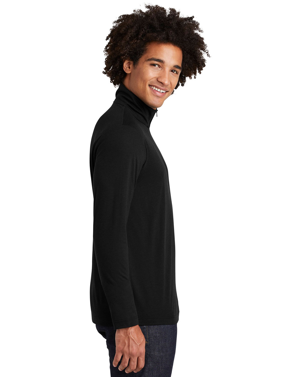 Sport-Tek ST407 PosiCharge Tri-Blend Wicking 1/4-Zip Pullover view 3