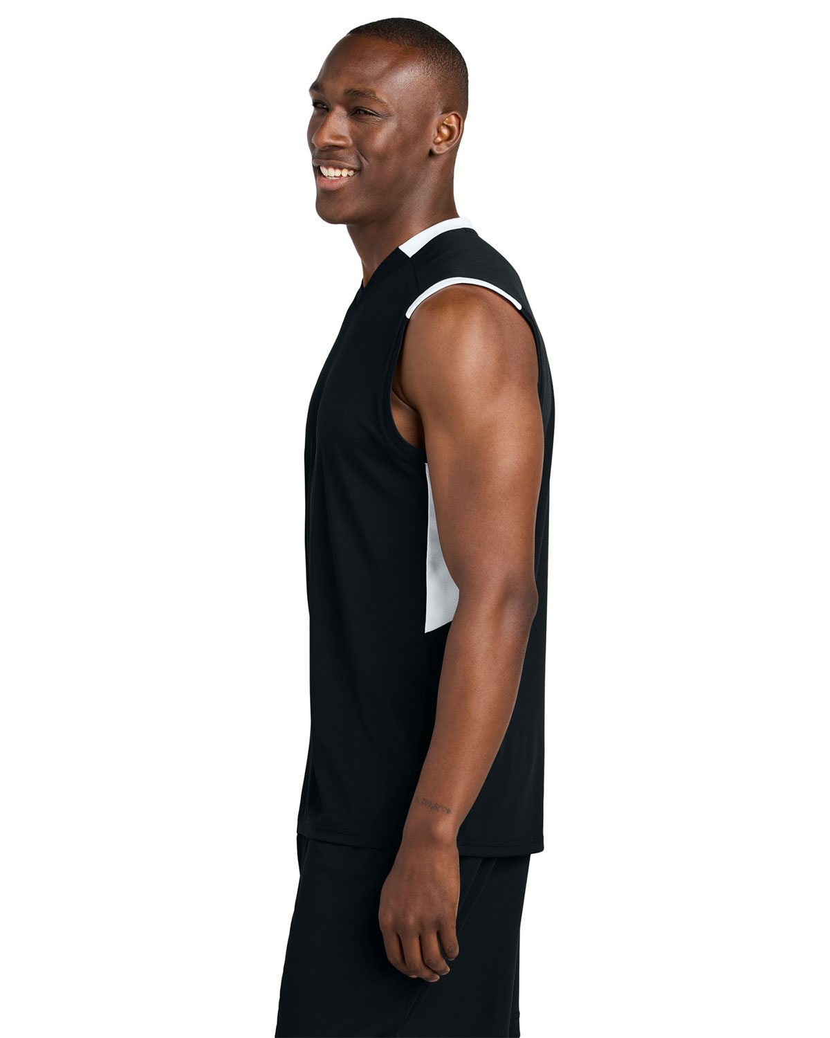 Sport-Tek ST441 Club Sleeveless V-Neck view 3