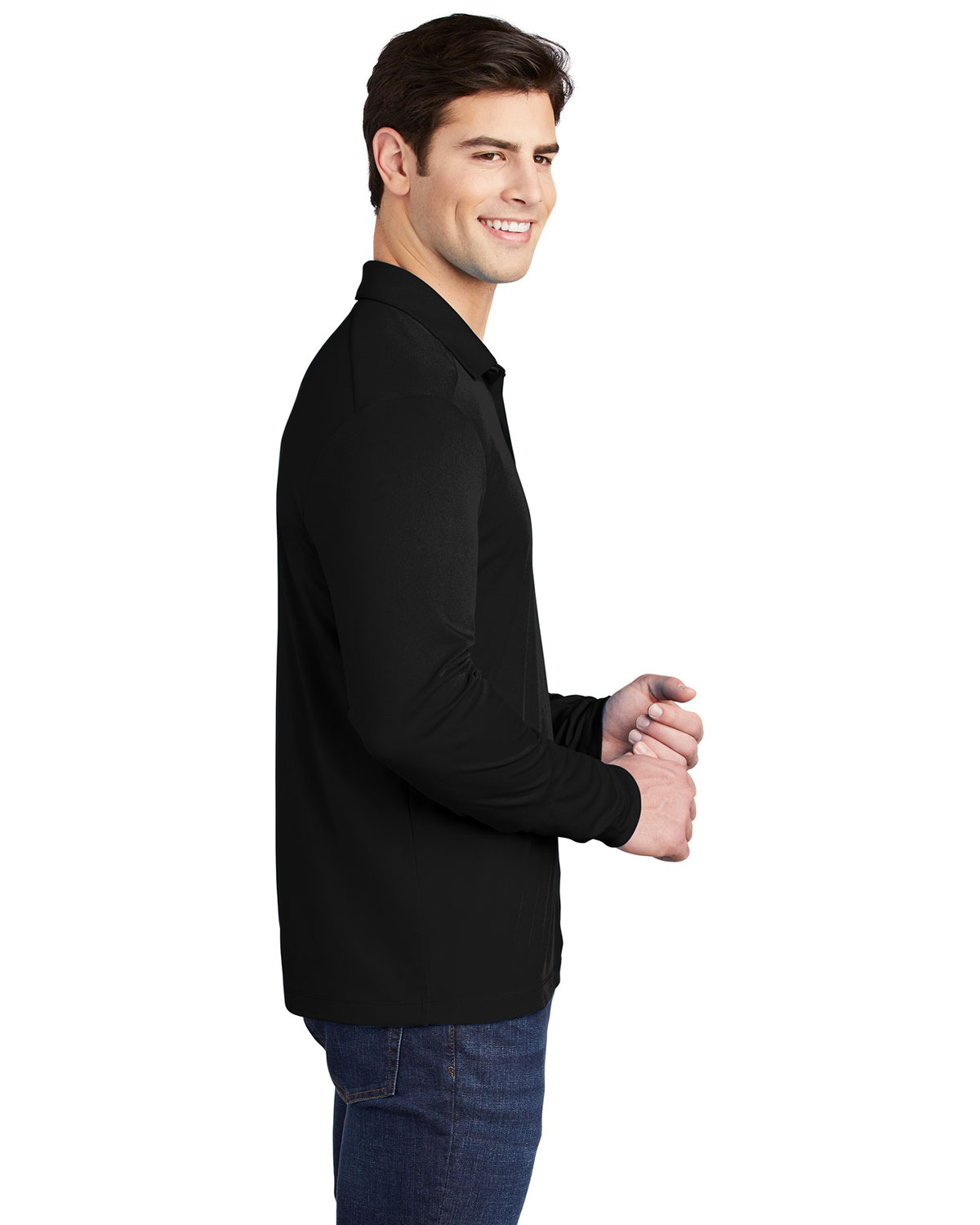 Sport-Tek ST520LS Posi-UV Pro Long Sleeve Polo view 3
