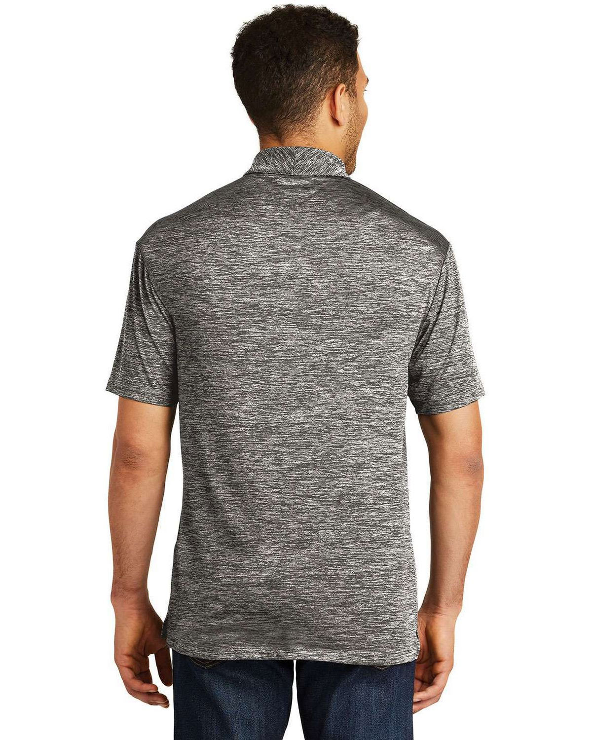 Sport-Tek ST590 PosiCharge Electric Heather Polo view 2