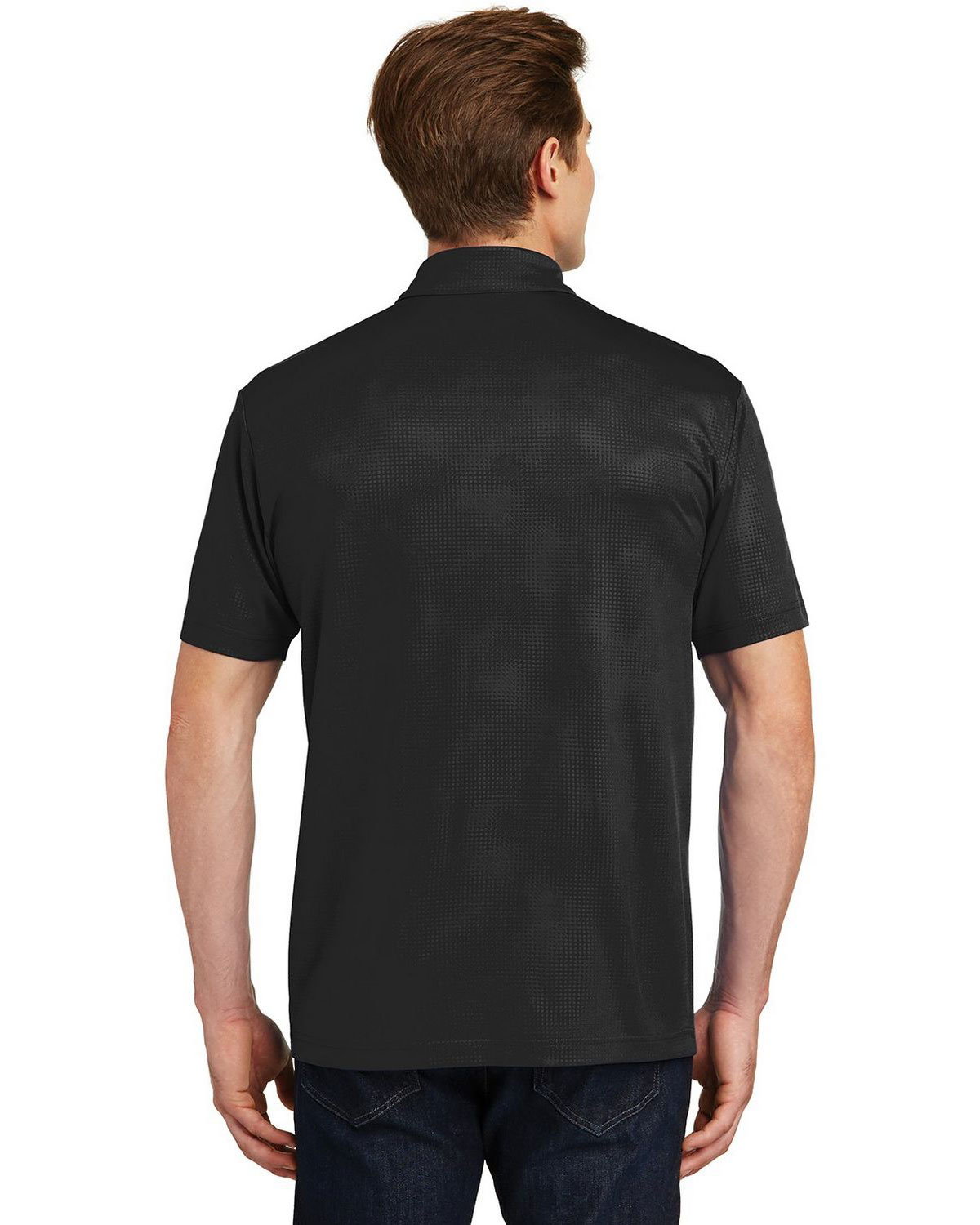 Sport-Tek ST630 Embossed PosiCharge Tough Polo view 2