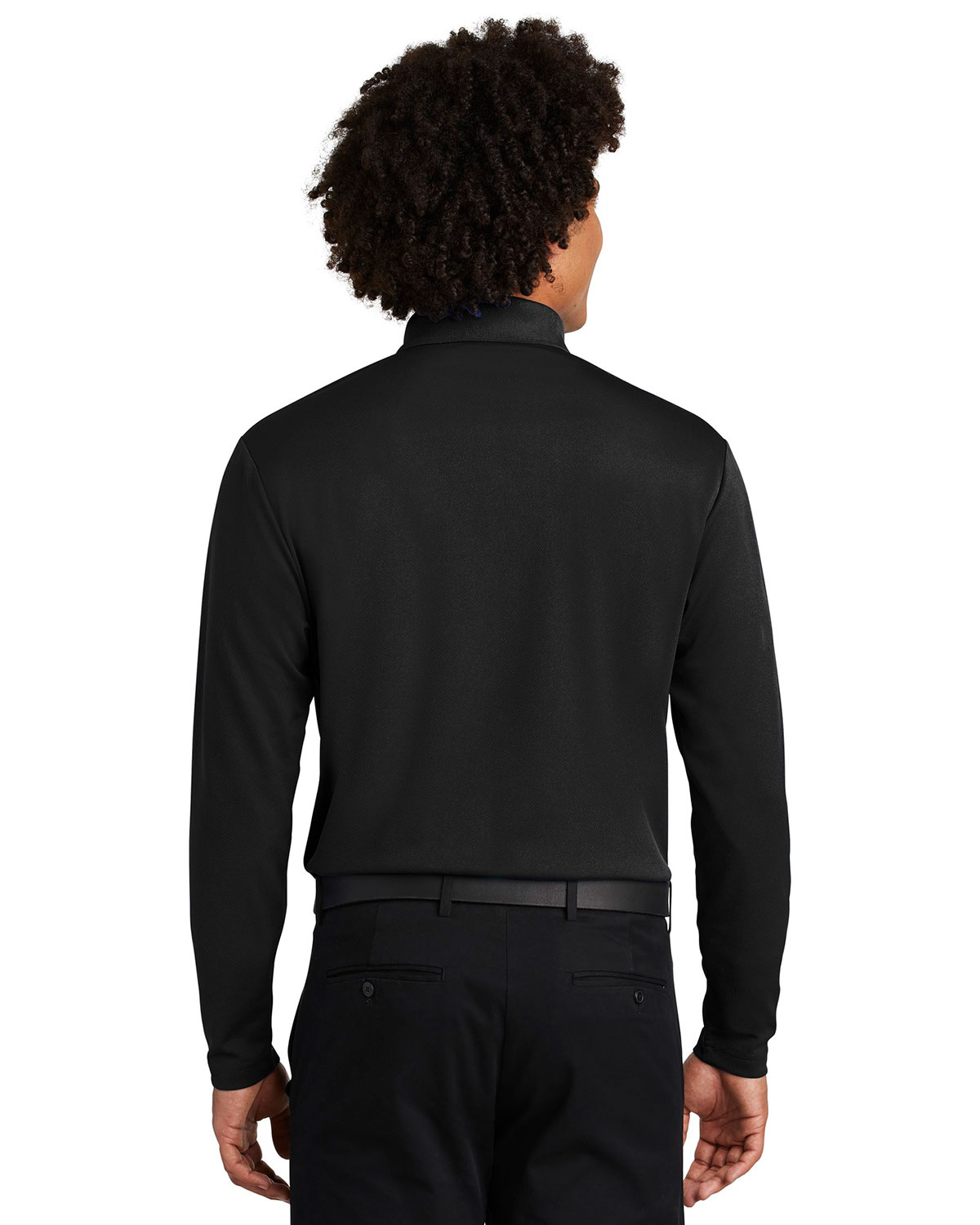 Sport-Tek ST640LS PosiCharge RacerMesh Long Sleeve Polo view 2