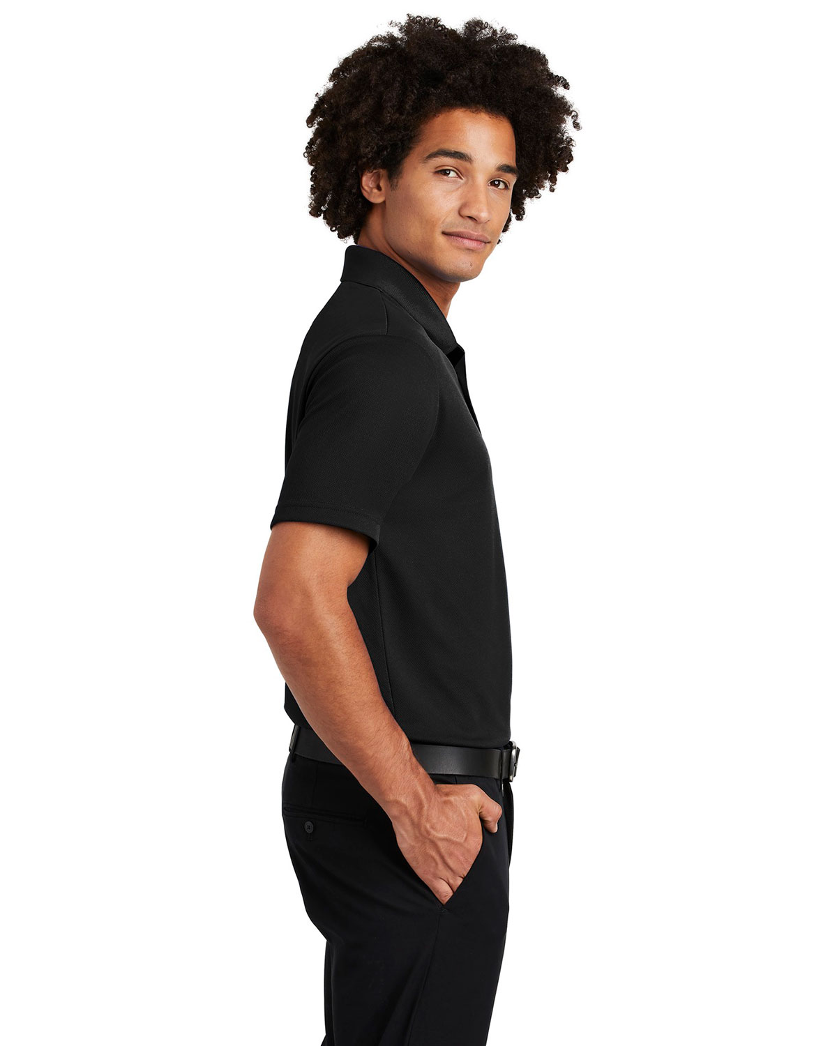 Sport-Tek ST640P PosiCharge RacerMesh Pocket Polo view 3