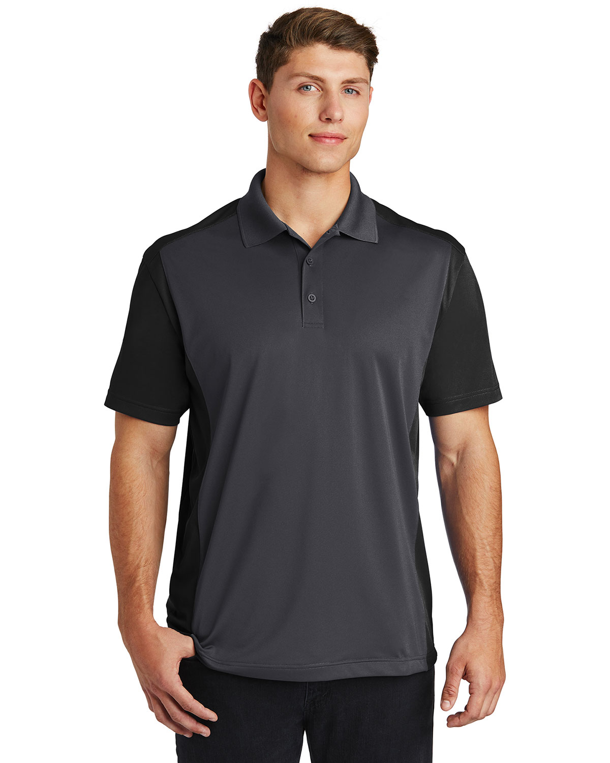Sport-Tek ST652 Colorblock Micropique Sport-Wick Polo