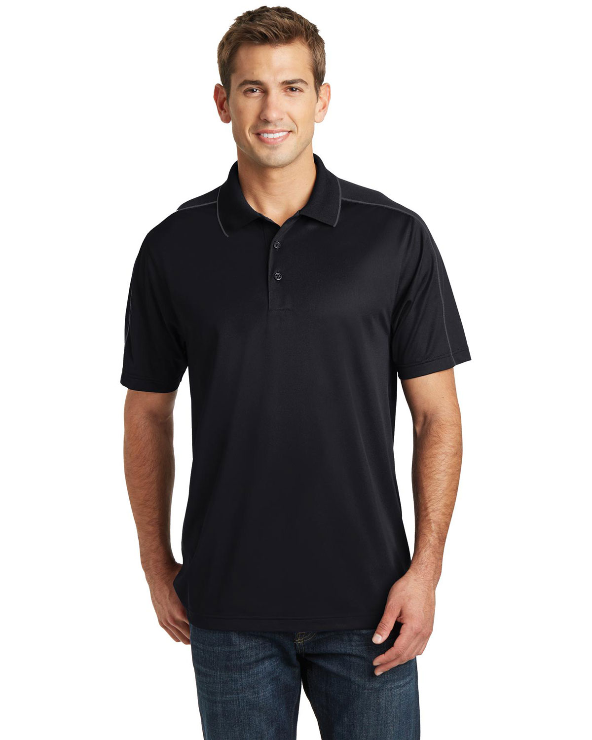 Sport-Tek ST653 Micropique Sport-Wick Piped Polo