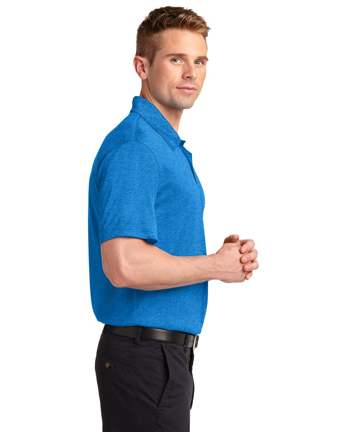 Sport-Tek ST660 Heather Contender Polo view 3