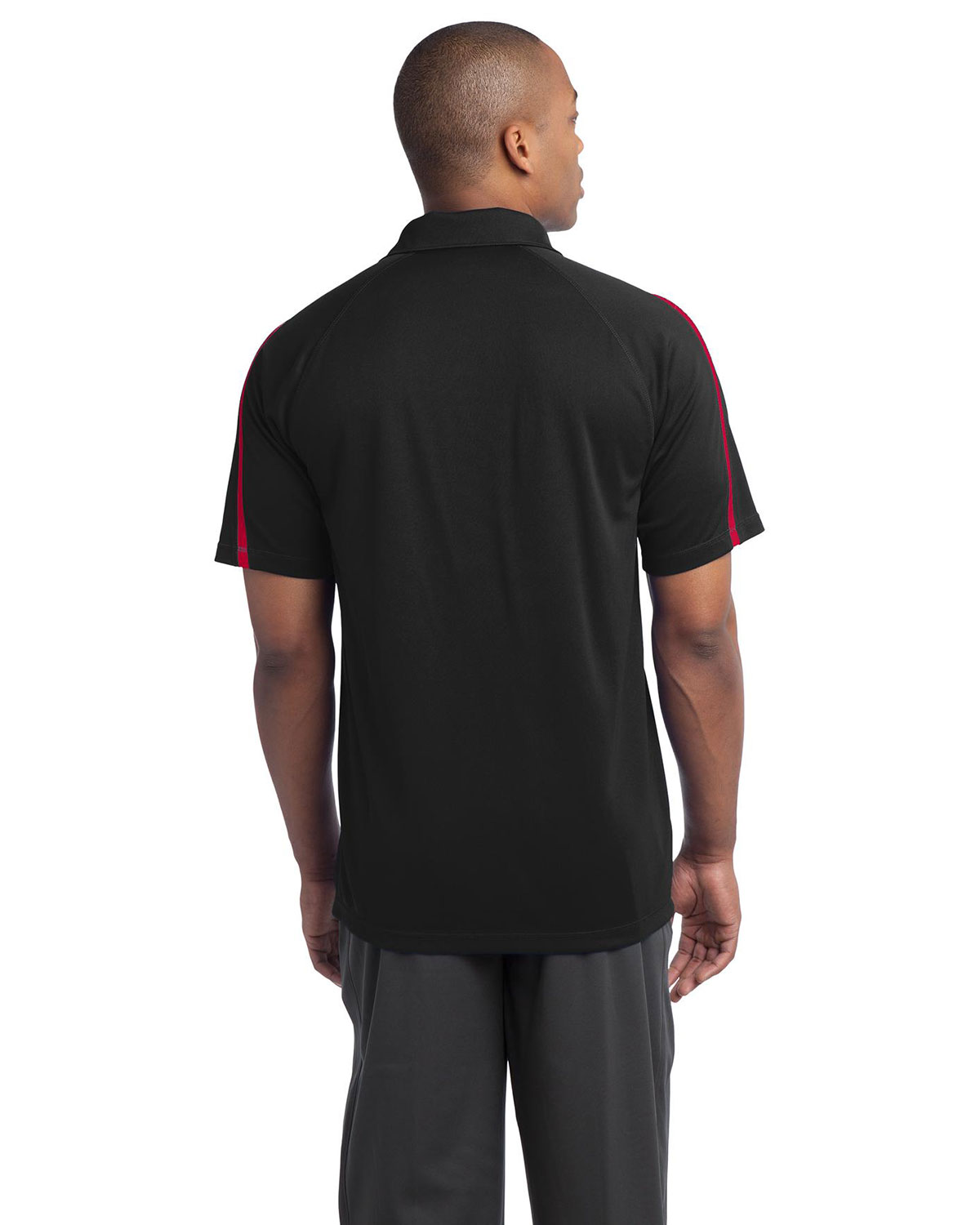 Sport-Tek ST685 PosiCharge Micro-Mesh Colorblock Polo view 2