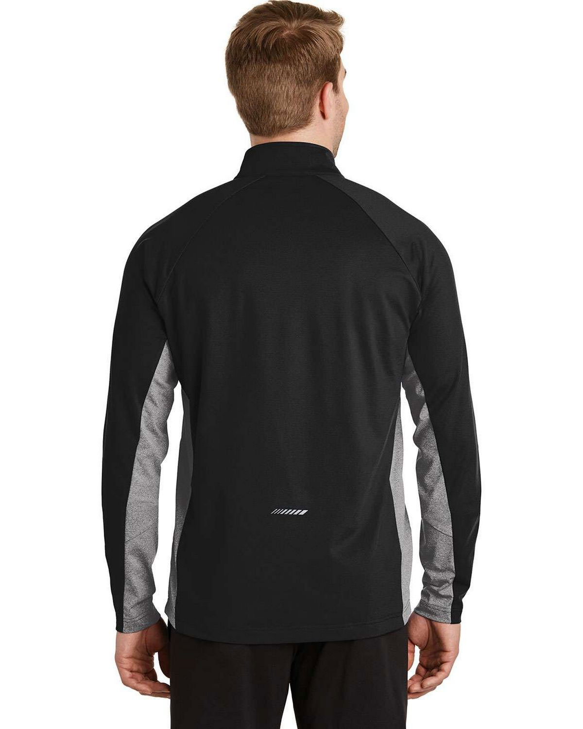 Sport-Tek ST854 Sport-Wick Stretch Contrast 1/4-Zip Pullover view 2