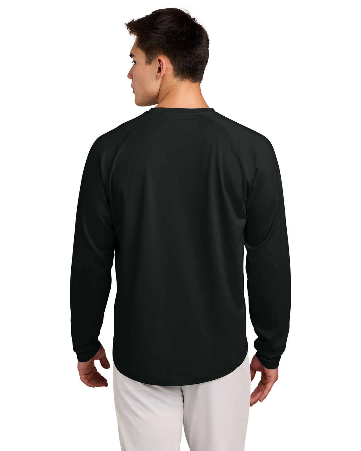 Sport-Tek ST859 Sport-Wick Stretch Pocketed Crewneck view 2