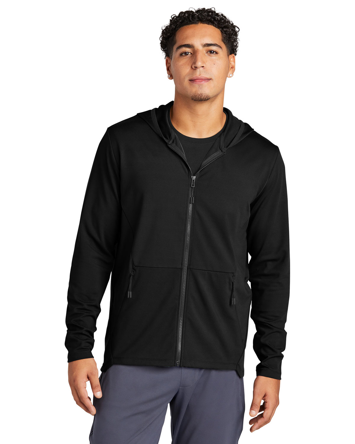 Sport-Tek ST870 Circuit Hooded Full-Zip