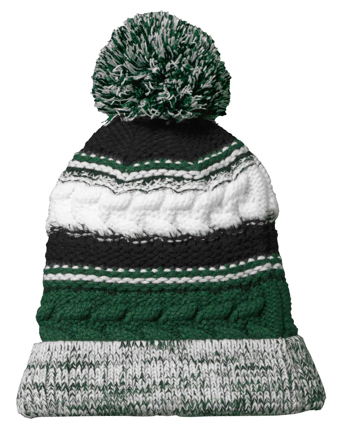 Sport-Tek STC21 Pom Pom Team Beanie view 2