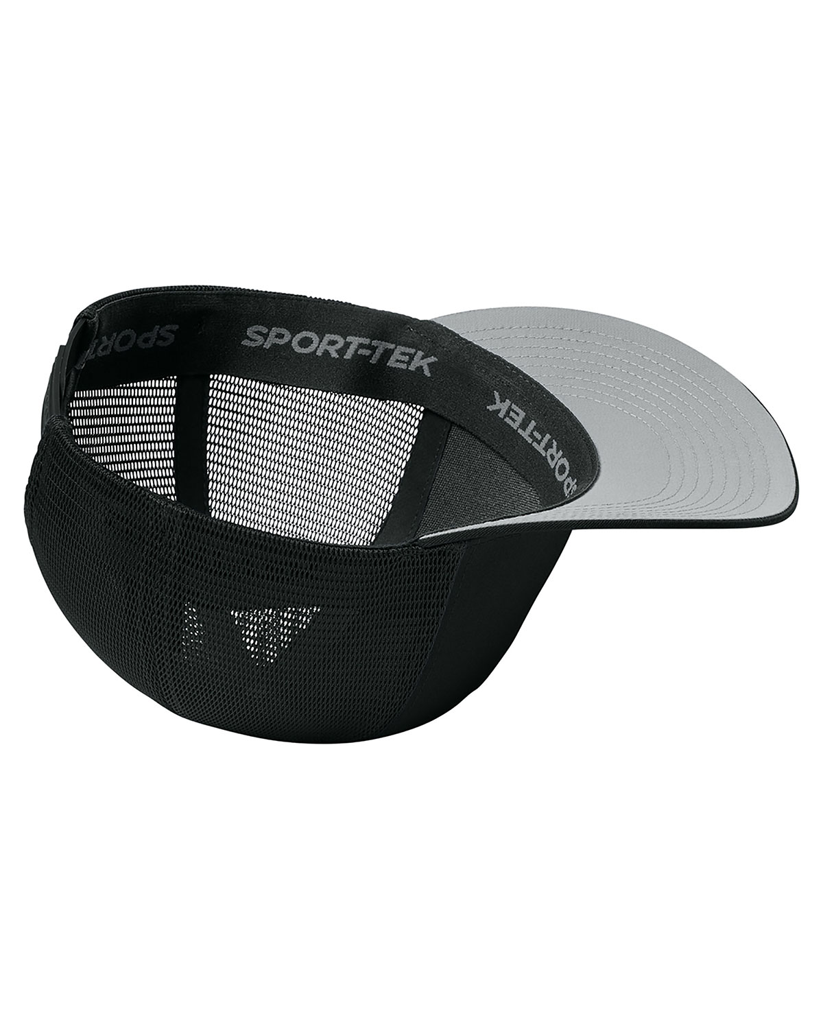 Sport-Tek STC75 Stretch-Tek 5-Panel Trucker Cap view 3
