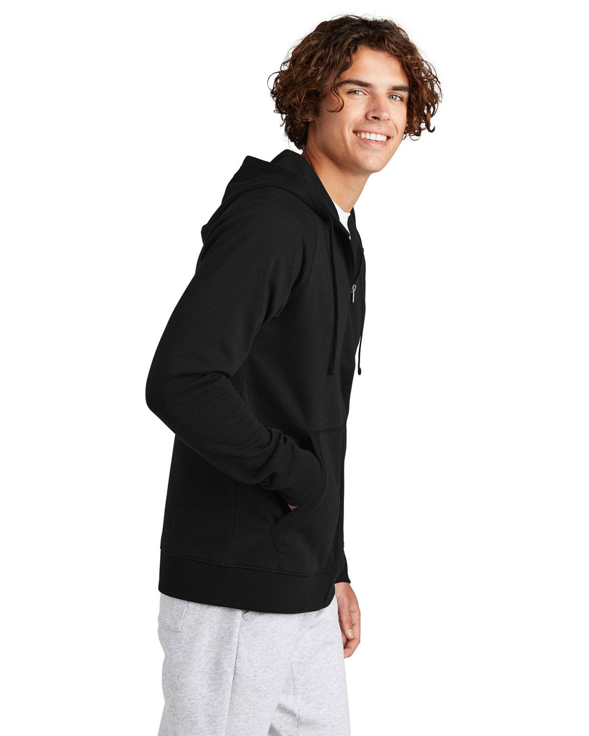 Sport-Tek STF201 Drive Fleece Hooded Full-Zip view 3