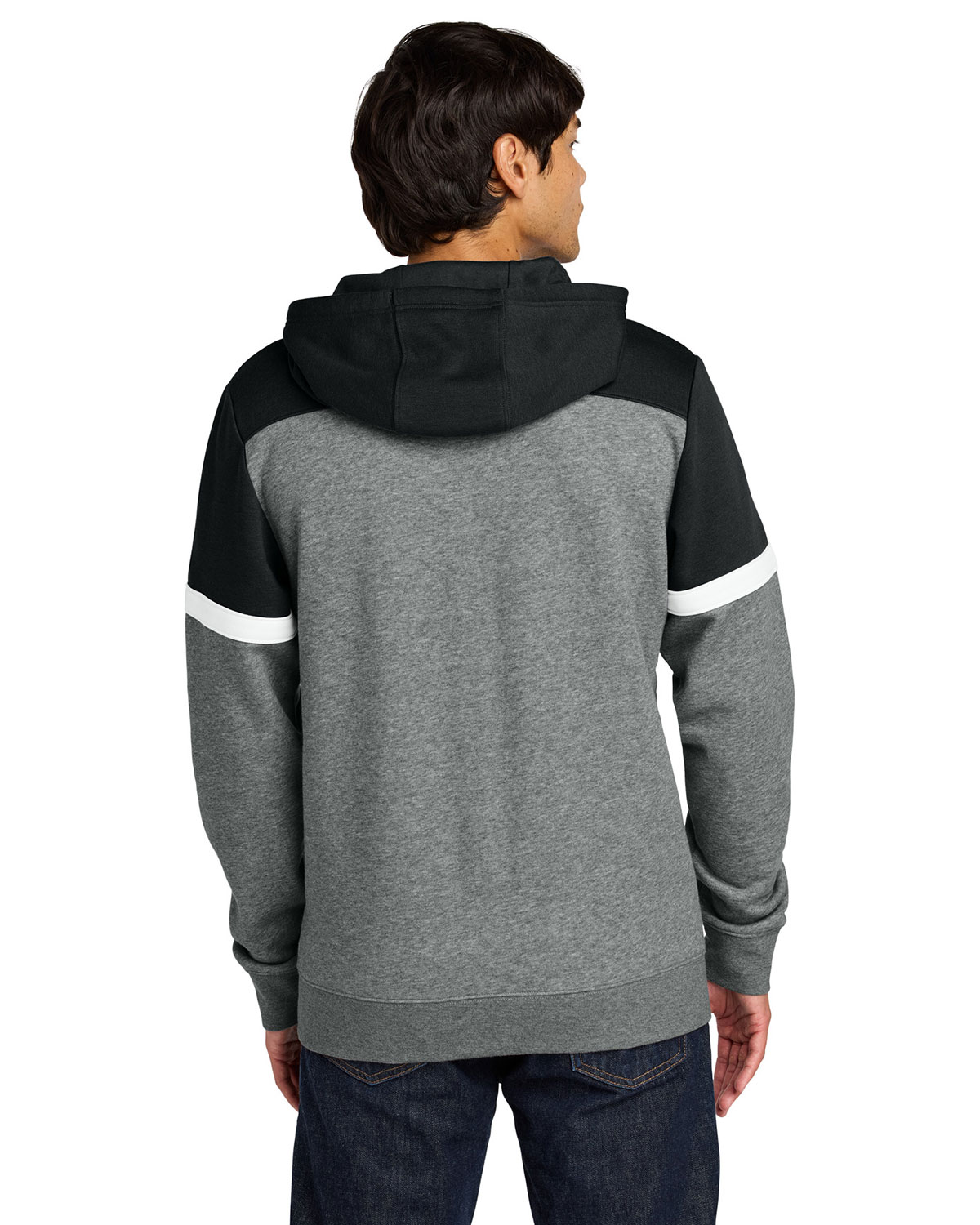 Sport-Tek STF205 Drive Fleece Colorblock Hoodie view 2