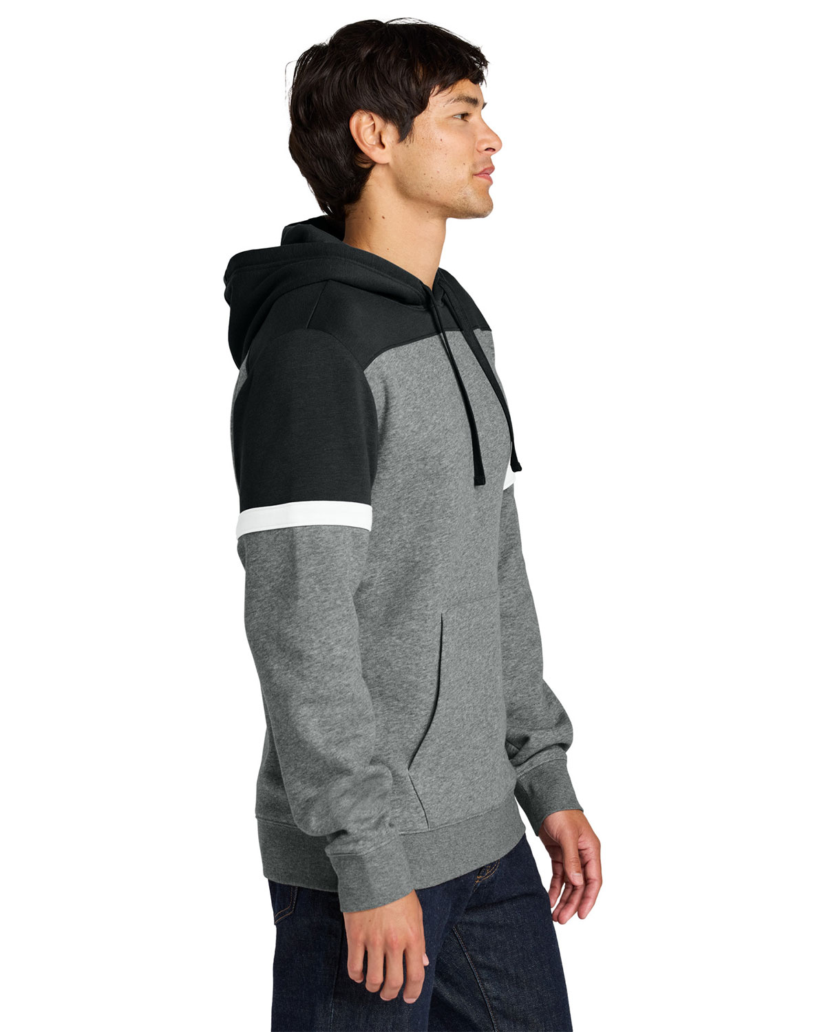 Sport-Tek STF205 Drive Fleece Colorblock Hoodie view 3