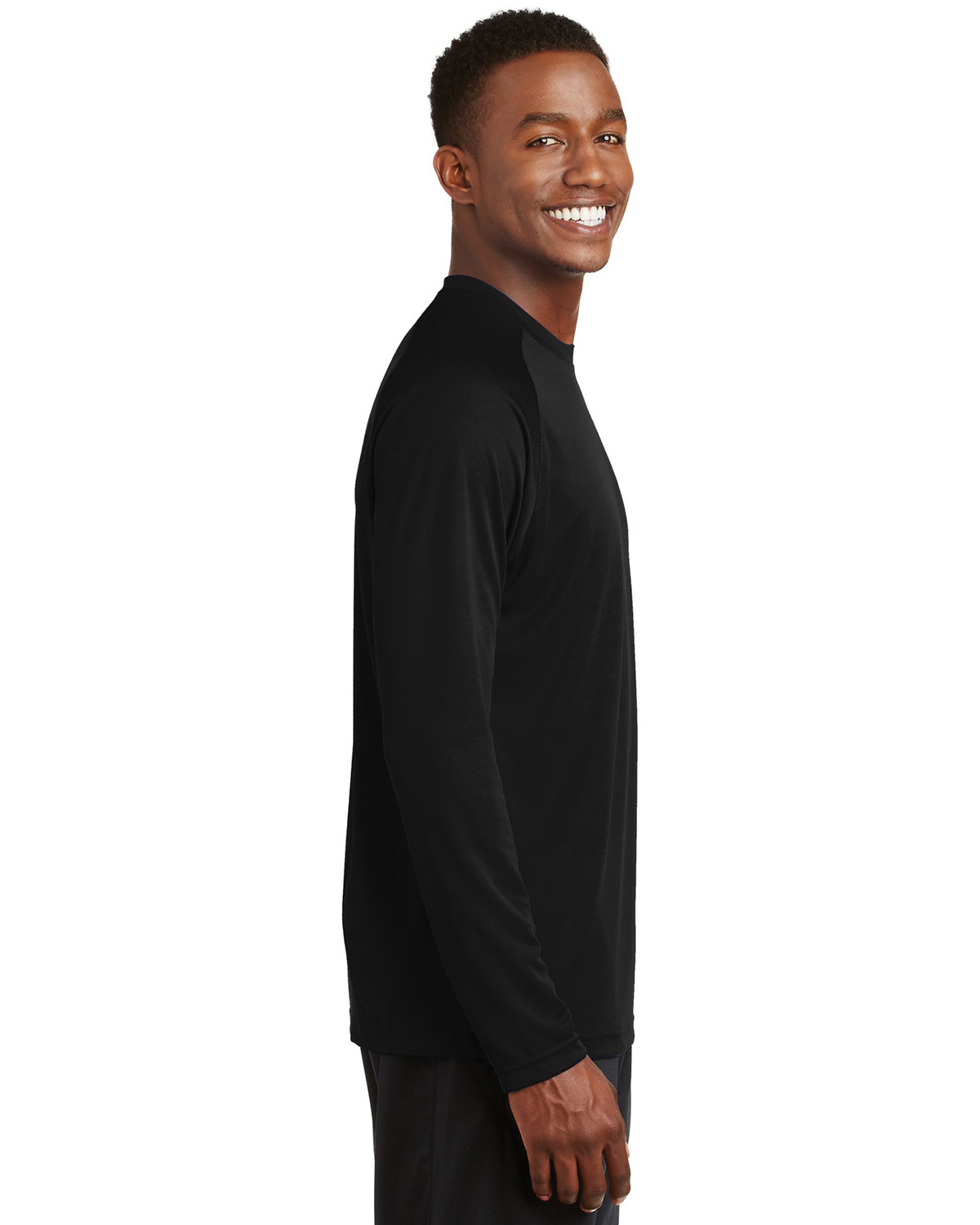 Sport-Tek T473LS Dry Zone Long Sleeve Raglan T-Shirt view 3