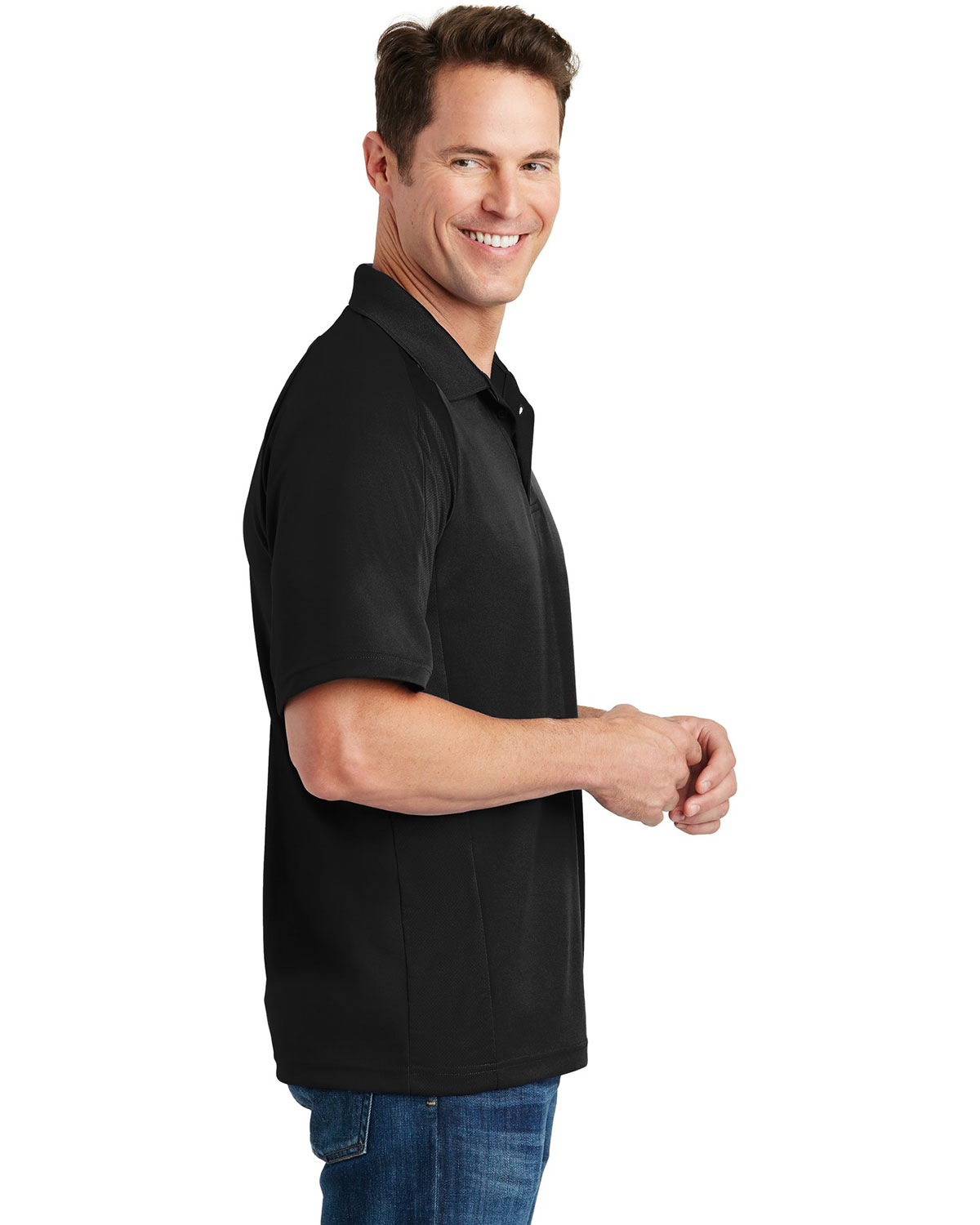 Sport-Tek T474 Dri-Mesh Pro Polo view 3