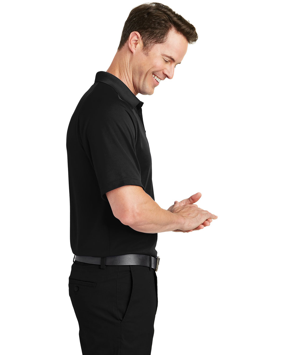 Sport-Tek T475 Dry Zone Raglan Polo view 3