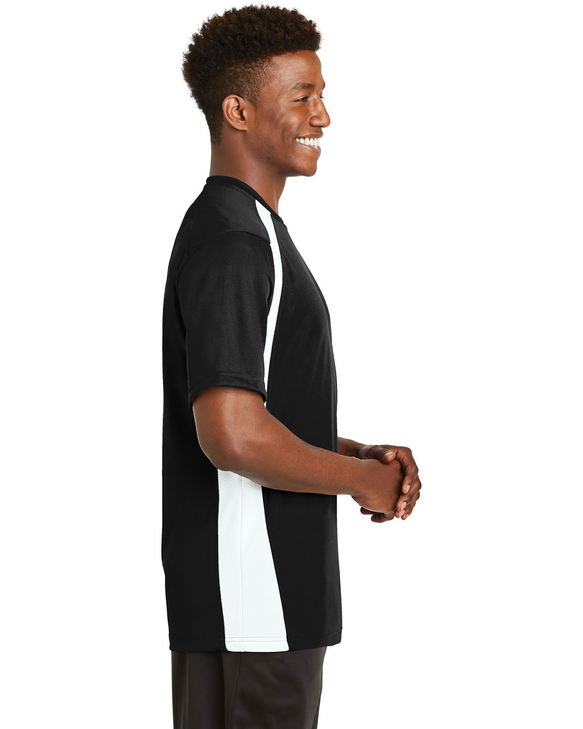 Sport-Tek T478 Dry Zone Colorblock Crew view 3
