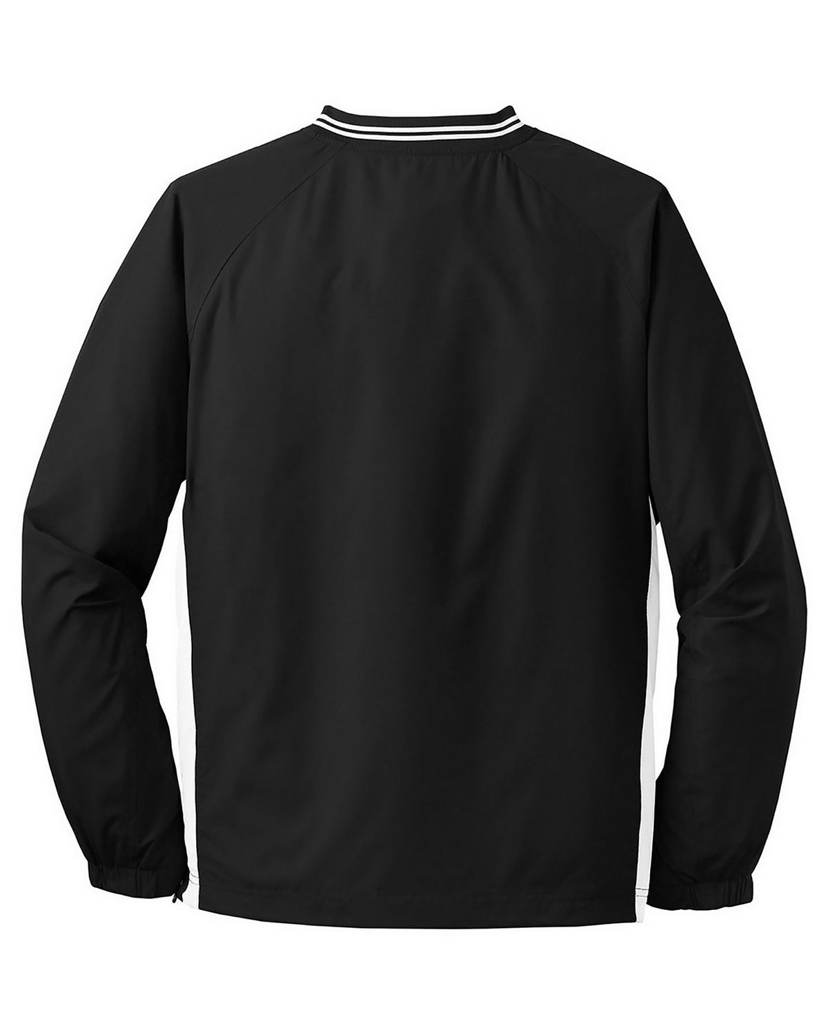 Sport-Tek® TJST62 Men Tall Tipped V-Neck Raglan Wind Shirt view 2