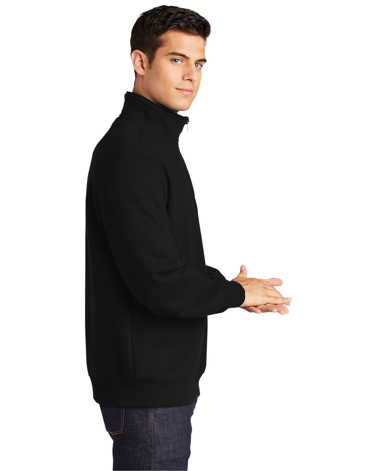 Sport-Tek TST253 Tall 1/4-Zip Sweatshirt view 3