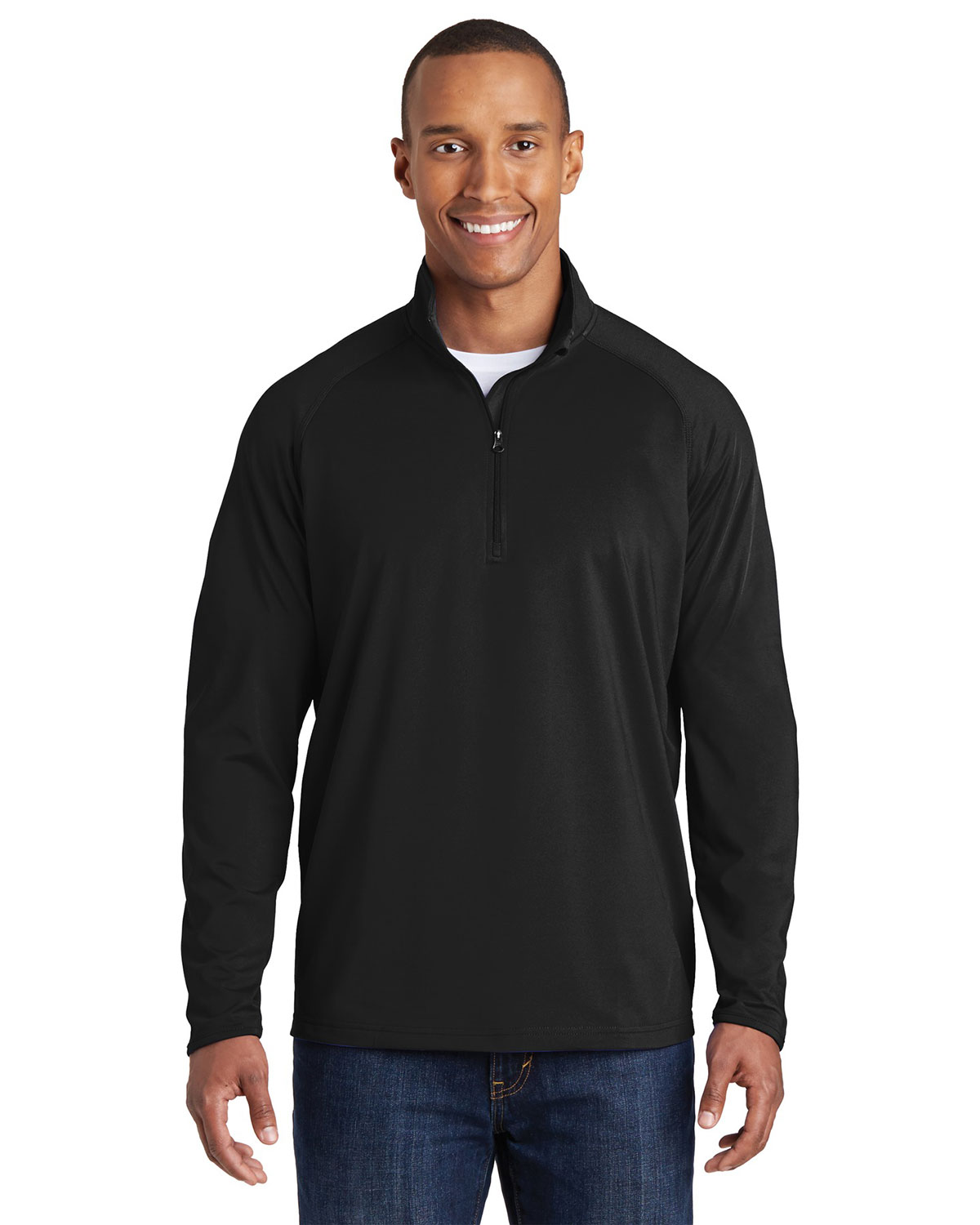 Sport-Tek TST850 Tall Sport-Wick Stretch 1/4-Zip Pullover