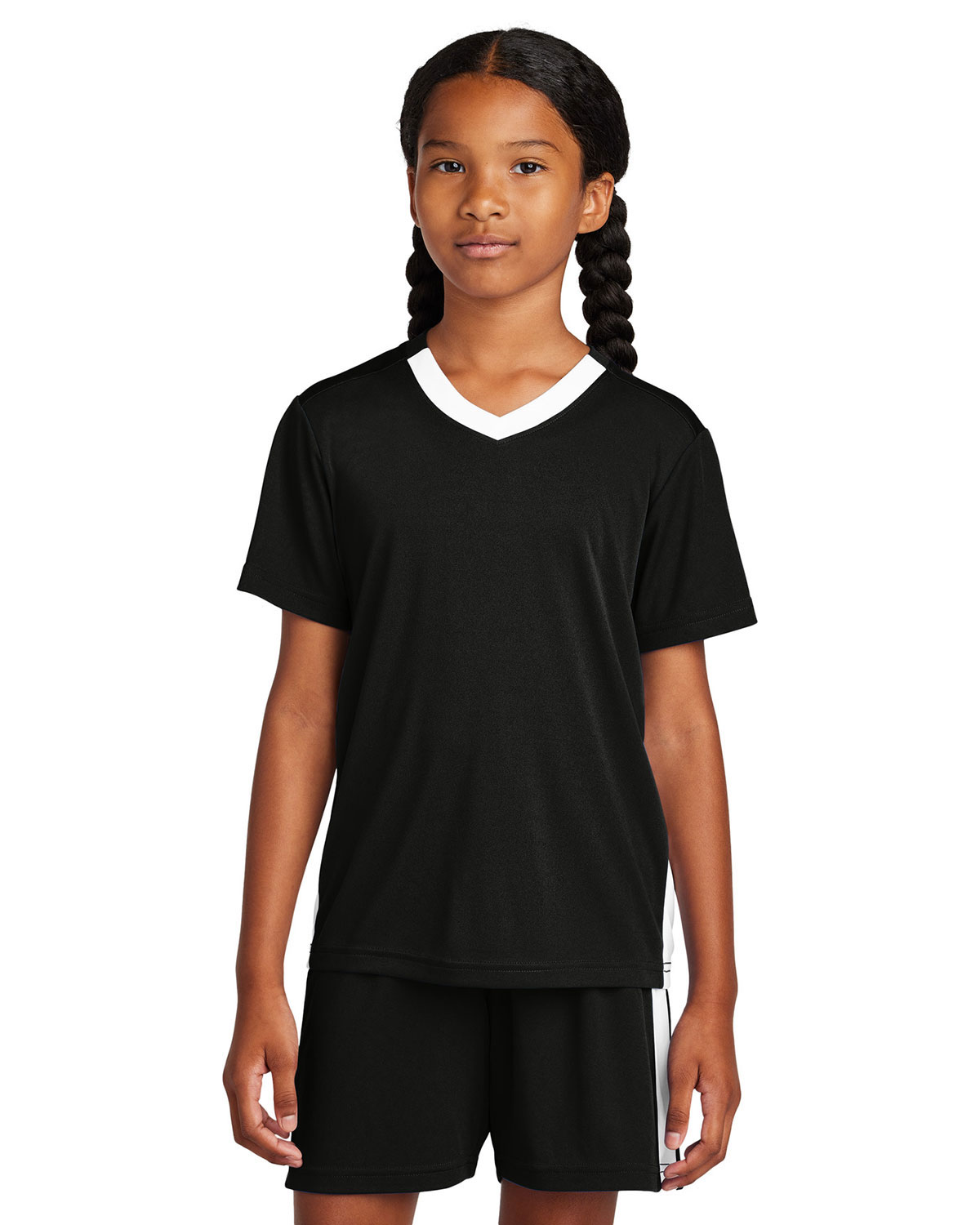 Sport-Tek YST101 Youth Competitor United V-Neck