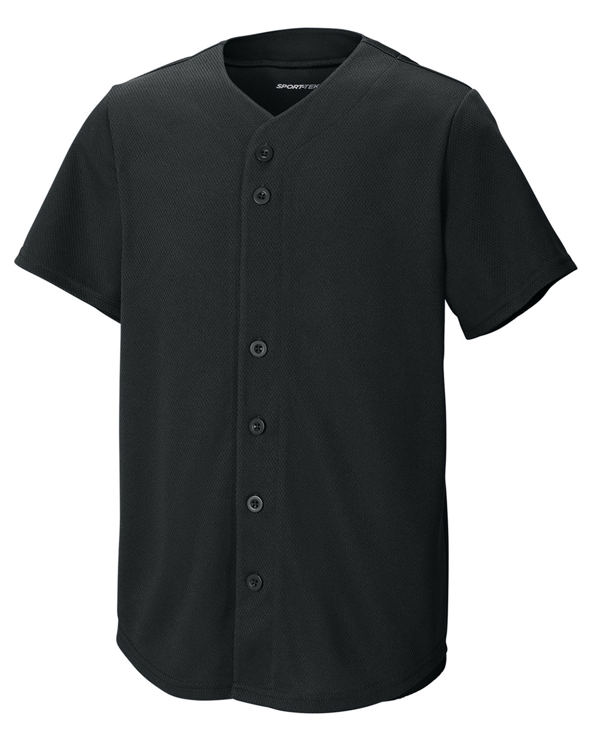 Sport-Tek YST220 Youth PosiCharge Tough Mesh Full-Button Jersey