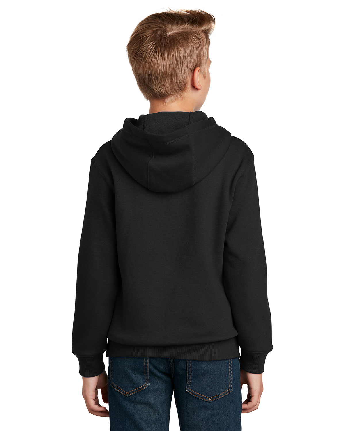 Sport-Tek YST254 Youth Pullover Hooded Sweatshirt view 2