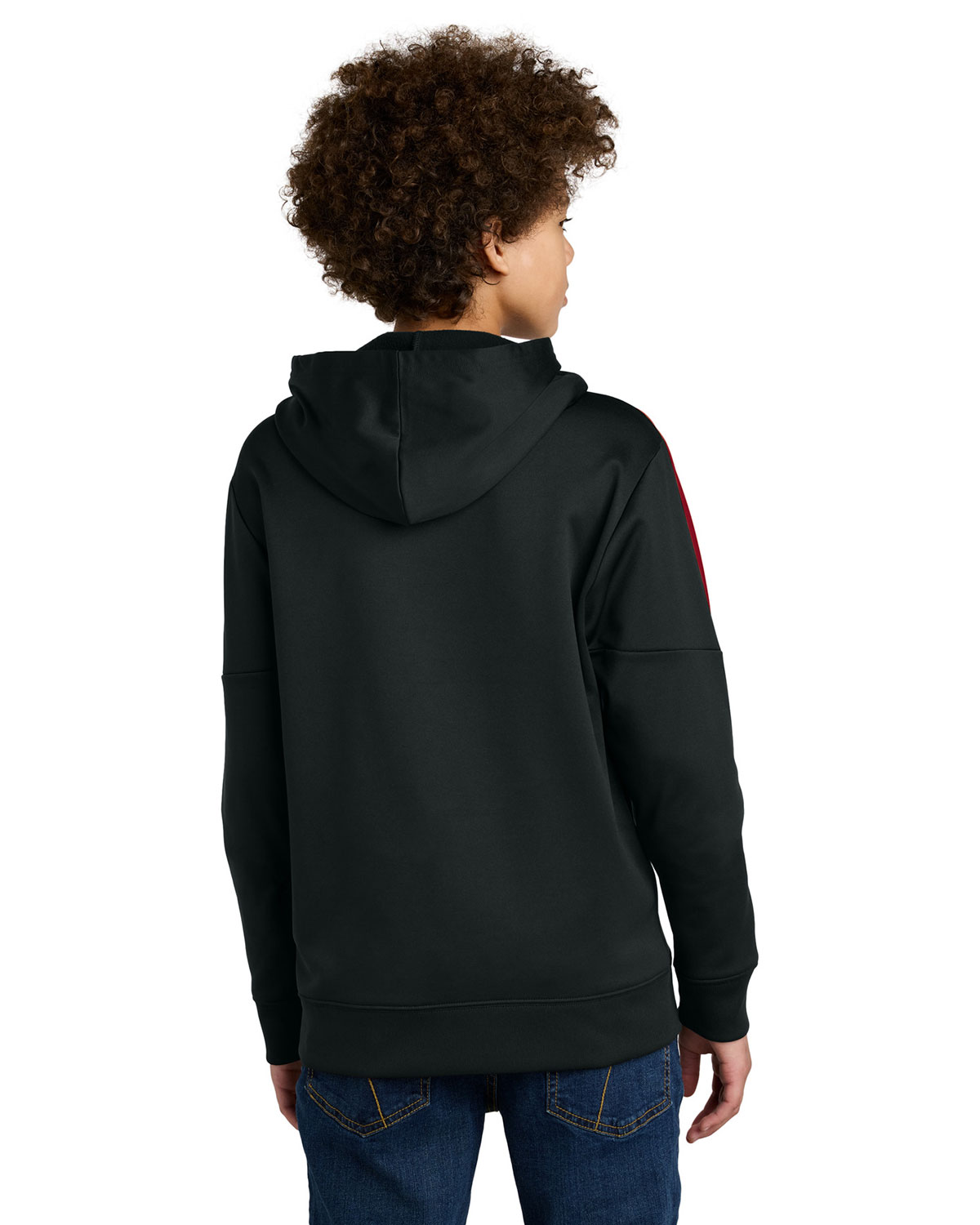 Sport-Tek YST255 Youth Sport-Wick Fleece United Pullover Hoodie view 2
