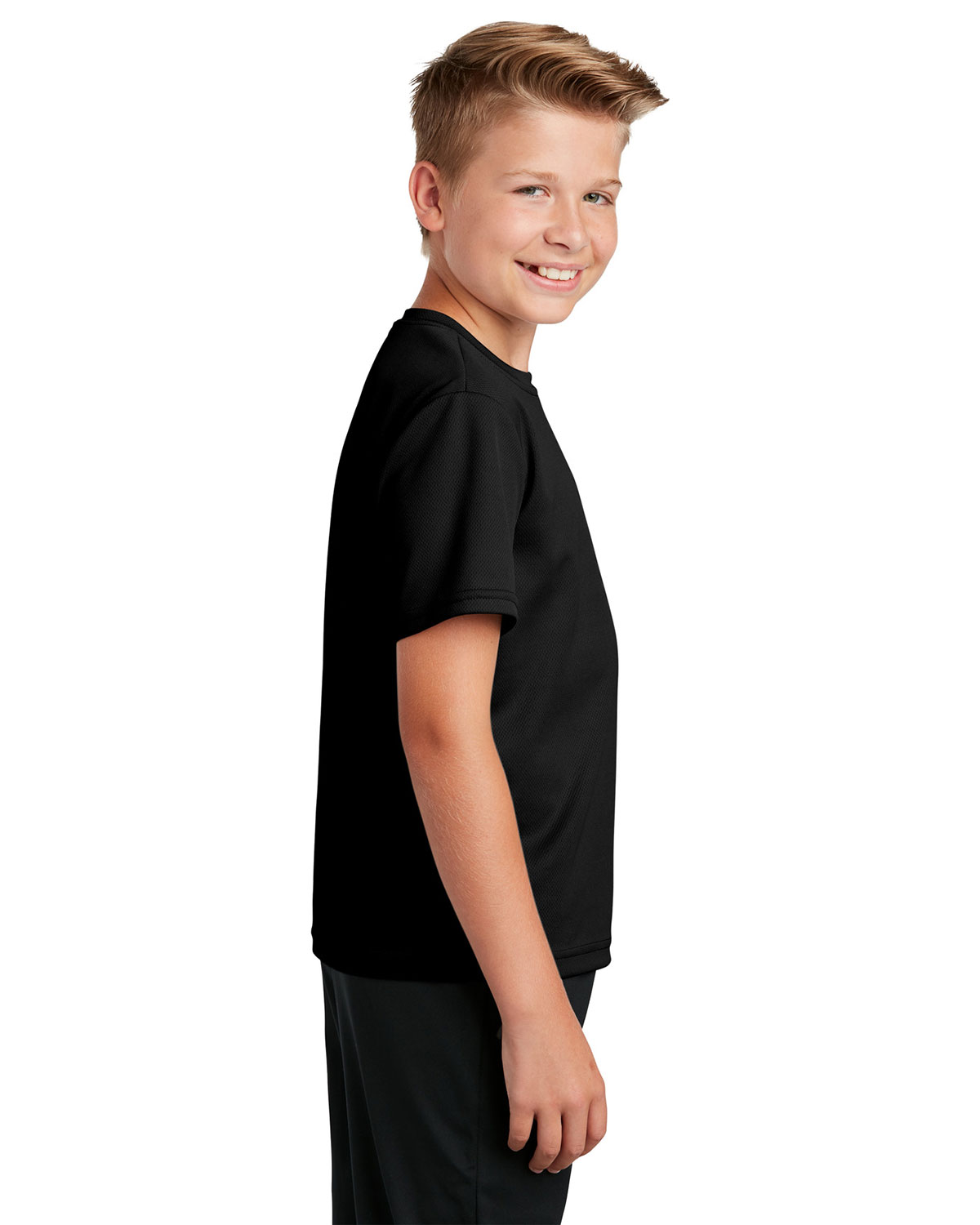 Sport-Tek YST340 Youth PosiCharge RacerMesh Tee view 3