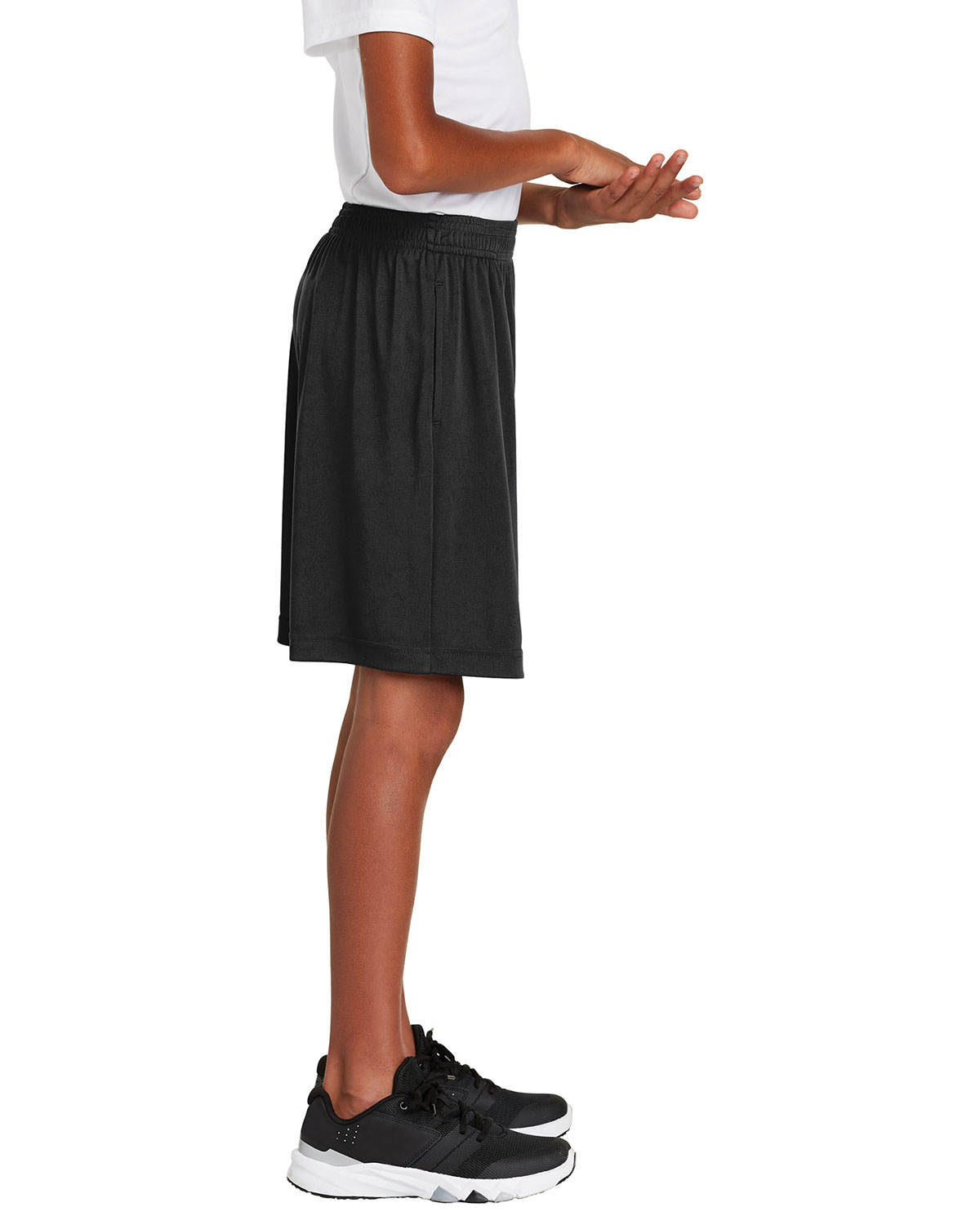 Sport-Tek YST355P Youth PosiCharge Competitor Pocketed Short view 3