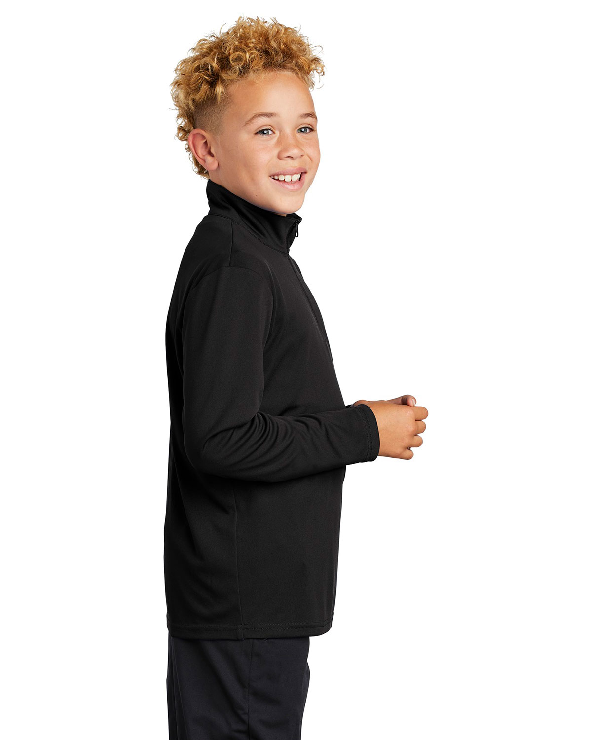 Sport-Tek YST357 Youth PosiCharge Competitor 1/4-Zip Pullover view 3