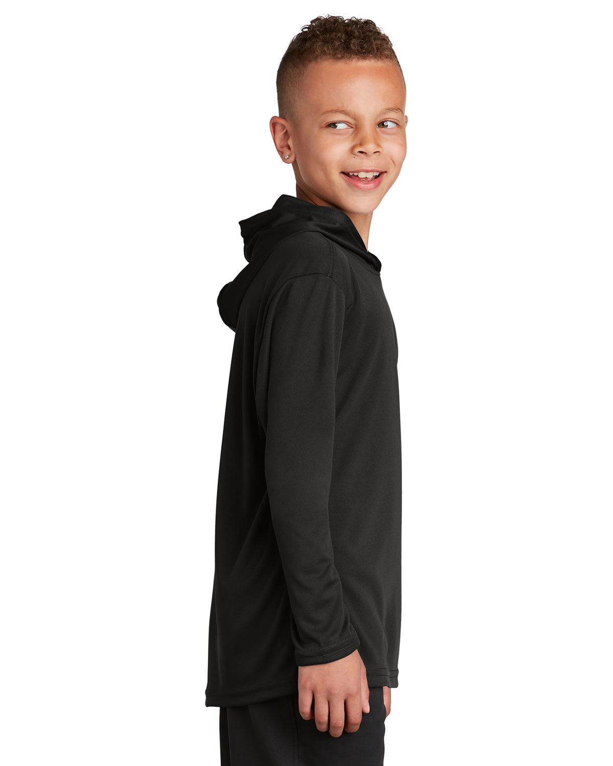 Sport-Tek YST358 Youth PosiCharge Competitor Hooded Pullover view 3
