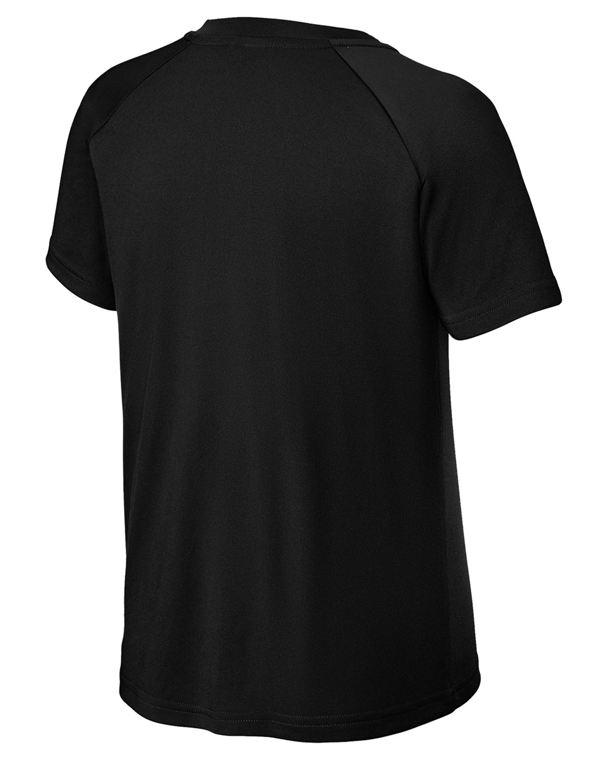 Sport-Tek YST359 Youth PosiCharge Competitor 2-Button Henley view 2