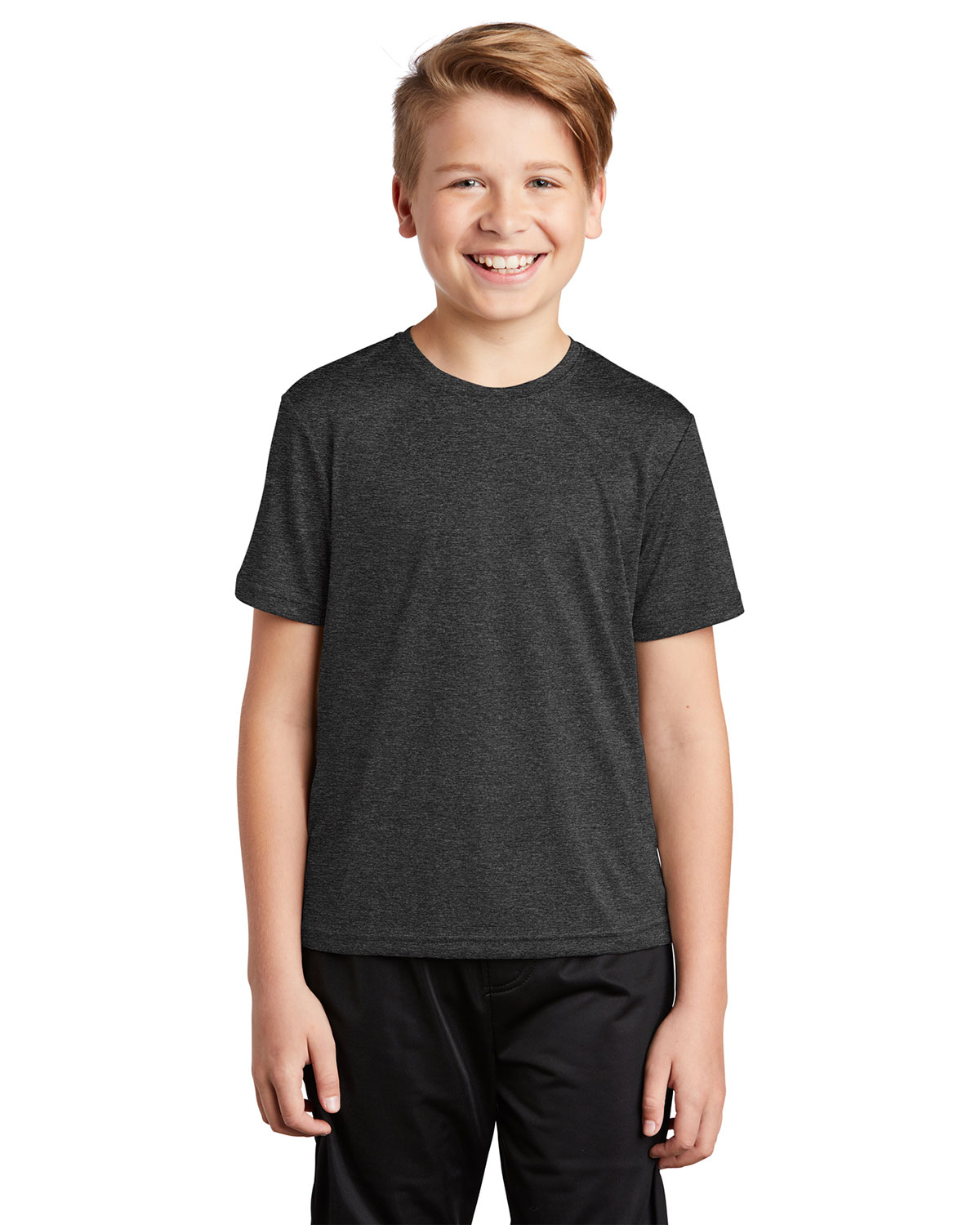 Sport-Tek YST360 Youth Heather Contender Tee