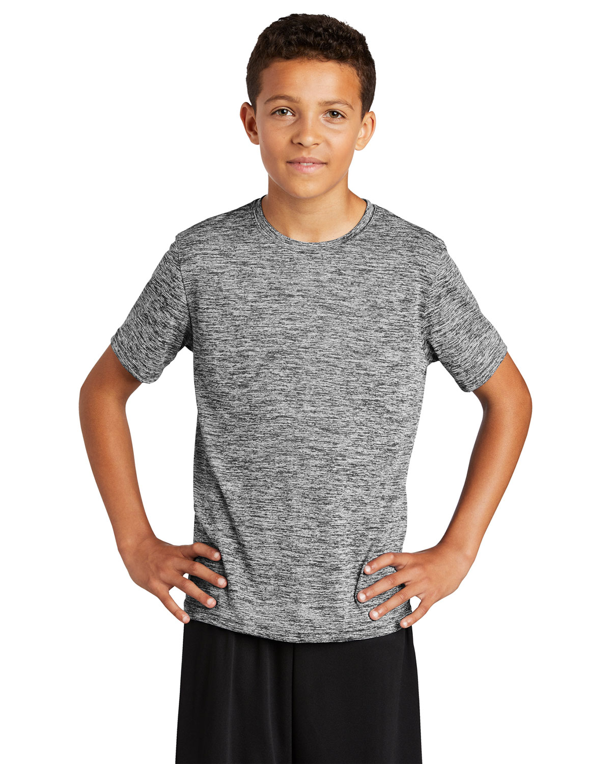 Sport-Tek YST390 Youth PosiCharge Electric Heather Tee